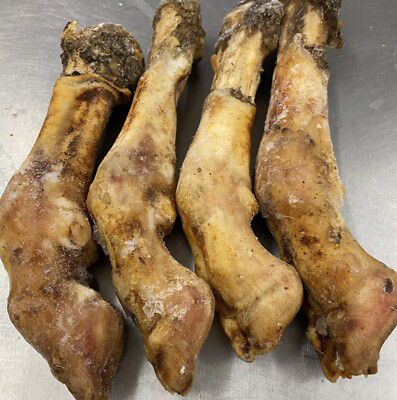 Frozen Goat Feet Burnt (4pcs)